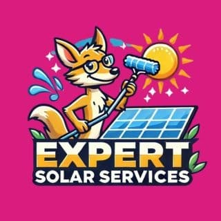 Expert Solar Services coyote mascot